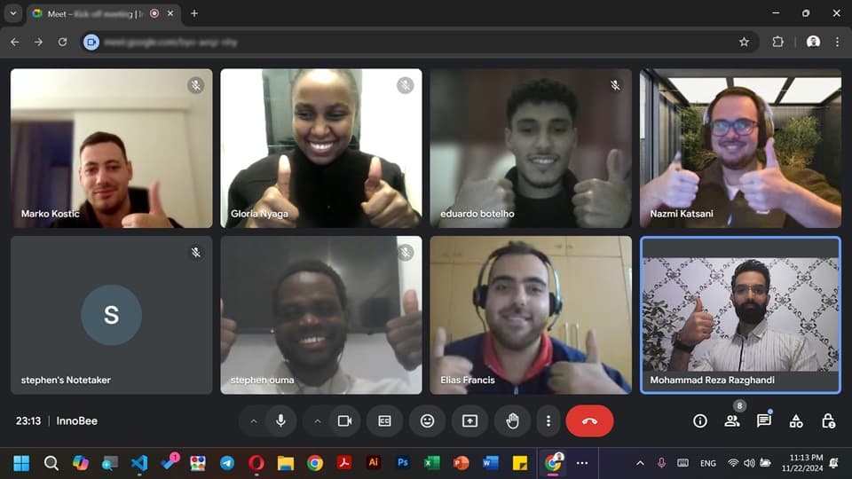 Early-adopter kickoff call — walking a first batch of innovators through their onboarding.